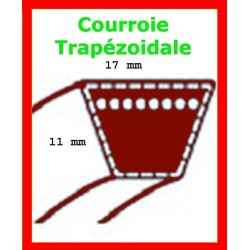 courroie de coupe pour wolf garten Expert 122 240 H
