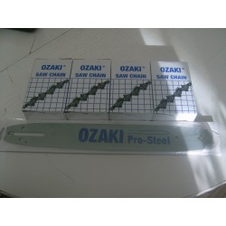 set 1 + 4 en 45 cm de coupe