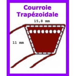 courroie de coupe pour cub cadet CC 1020 RD